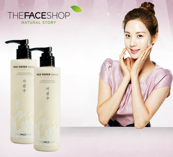 [Thefaceshop]Kem tẩy trang Rice Water Bright Cleansing Foam 150ml