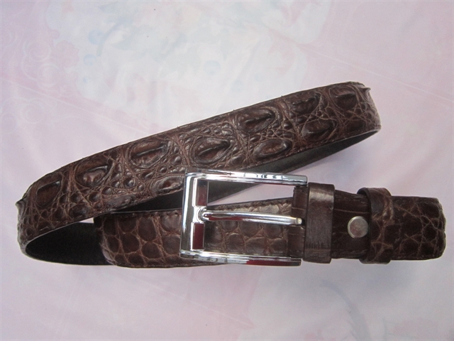 Thắt lưng nữ cá sấu ngang 3 phân