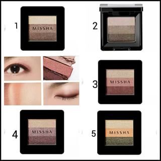Missha Triple Shadow - Phấn mắt Missha 3 màu