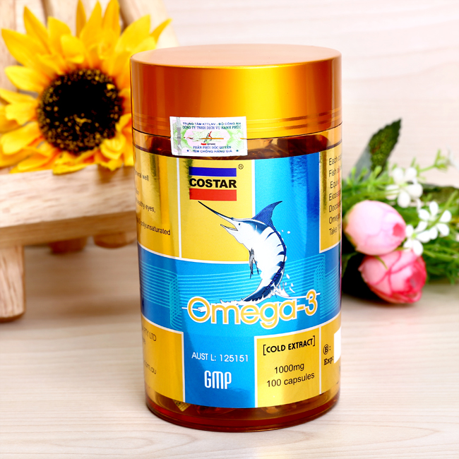 [Costar] Viên dầu cá Omega3 Costar 1000mg - 100 viên