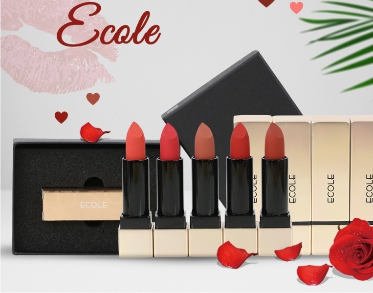 Son thỏi Ecole Delight Lipstick có hộp sang trọng #31,#32,#34,#35