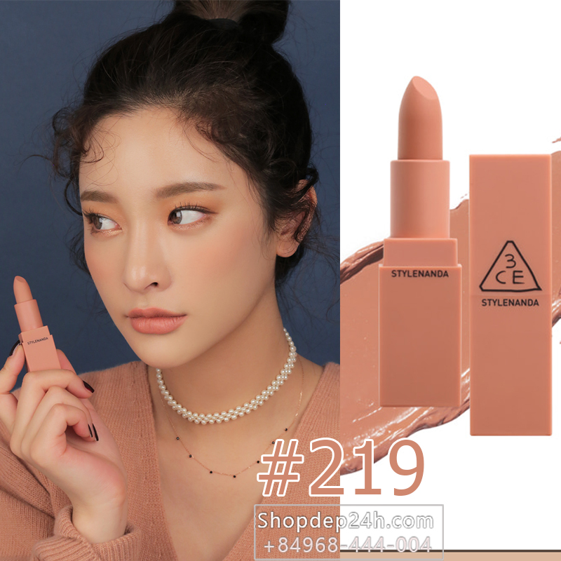 3CE MOOD RECIPE MATTE LIP COLOR 2017 #219