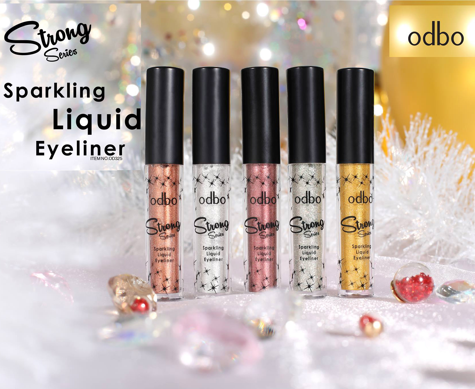 [Odbo] Nhũ mắt kim tuyến Odbo Strong Series Sparkling Liquid Eyeliner